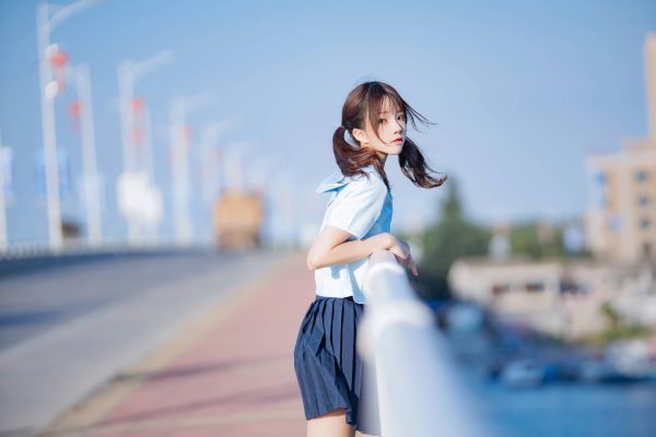 桜桃喵 小月光 - 蔚蓝 高清写真图片[33photos] - 萌妹女神-萌妹女神